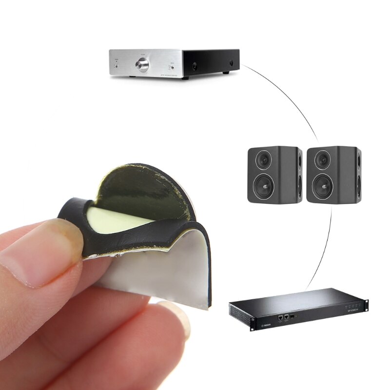 Audio Speakers Shock Absorption Vibration Anti-shock Self-adhesive Feet Pad