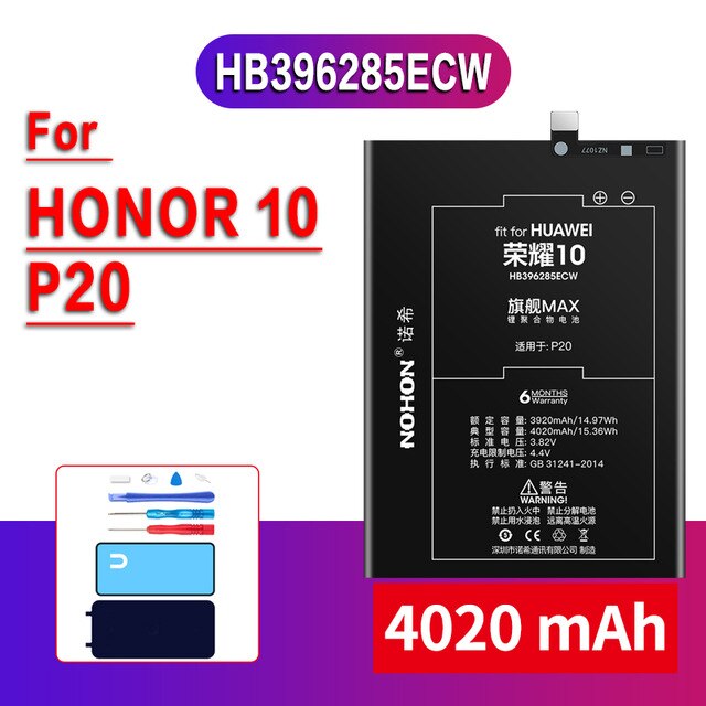 Batería Original para Huawei P9 G9 P8 Lite P10 Honor 10 9 8 7X 7 6X 6 Plus 5X 4X V10 Play Nova 3 Mate 7 8 9 S, batería de reemplazo