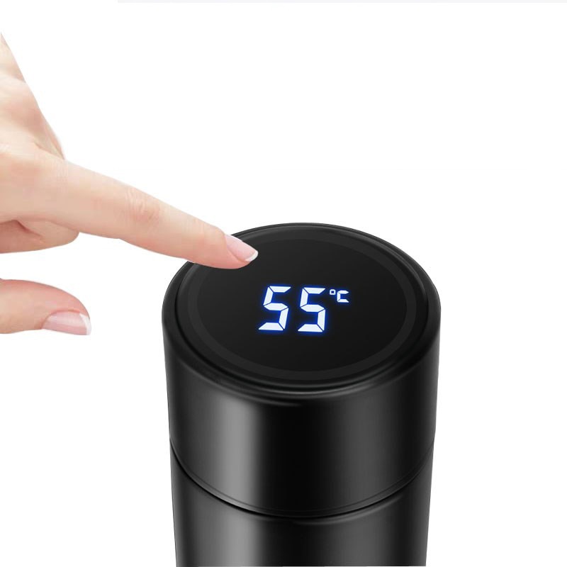 Mode Smart Mok Temperatuur Display Rvs Water Thermische Fles Met LCD Touch Screen Waterdichte Cup
