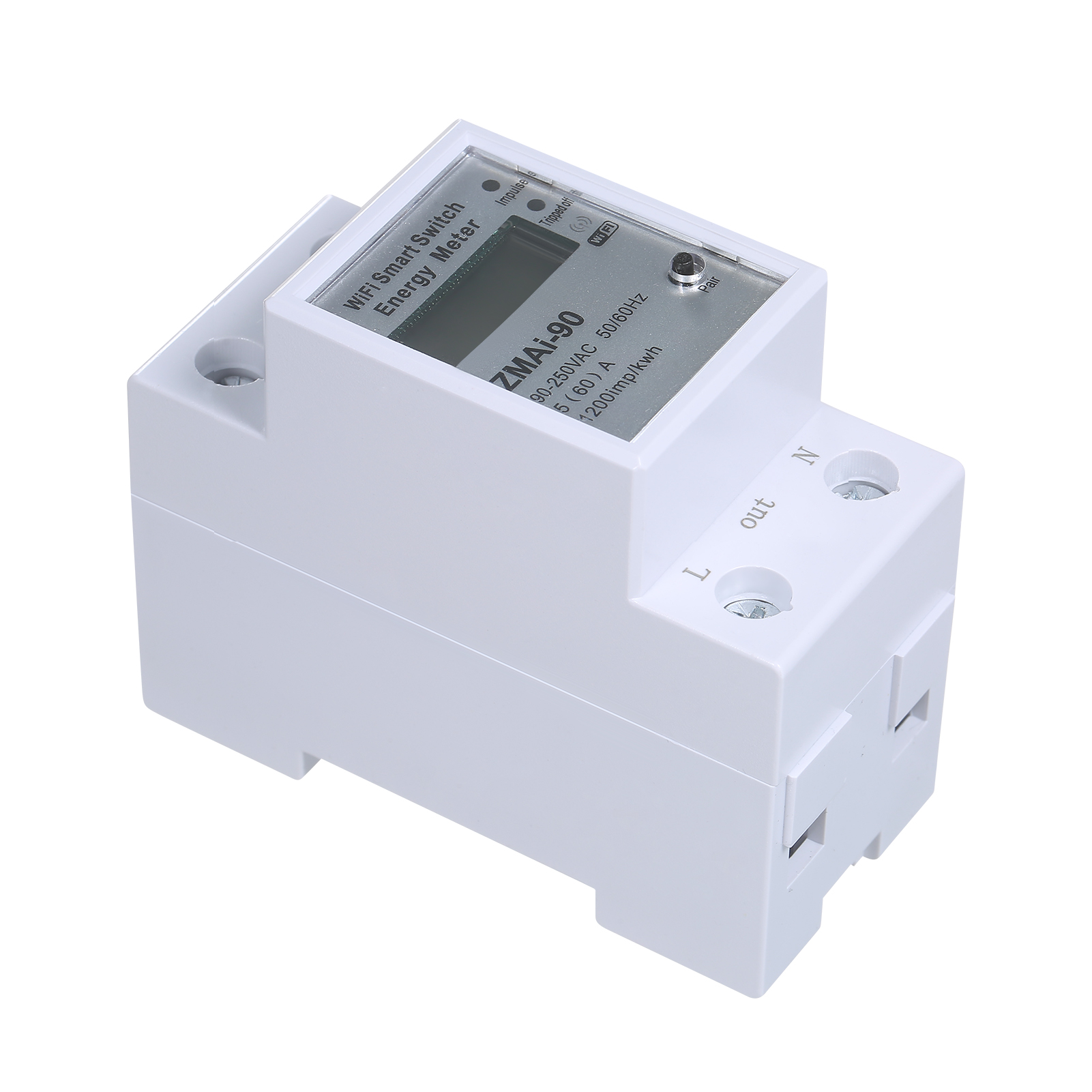 Wifi Smart Home Energy Monitor Real Time Electricity Meter Easy Installation Remote APP Control