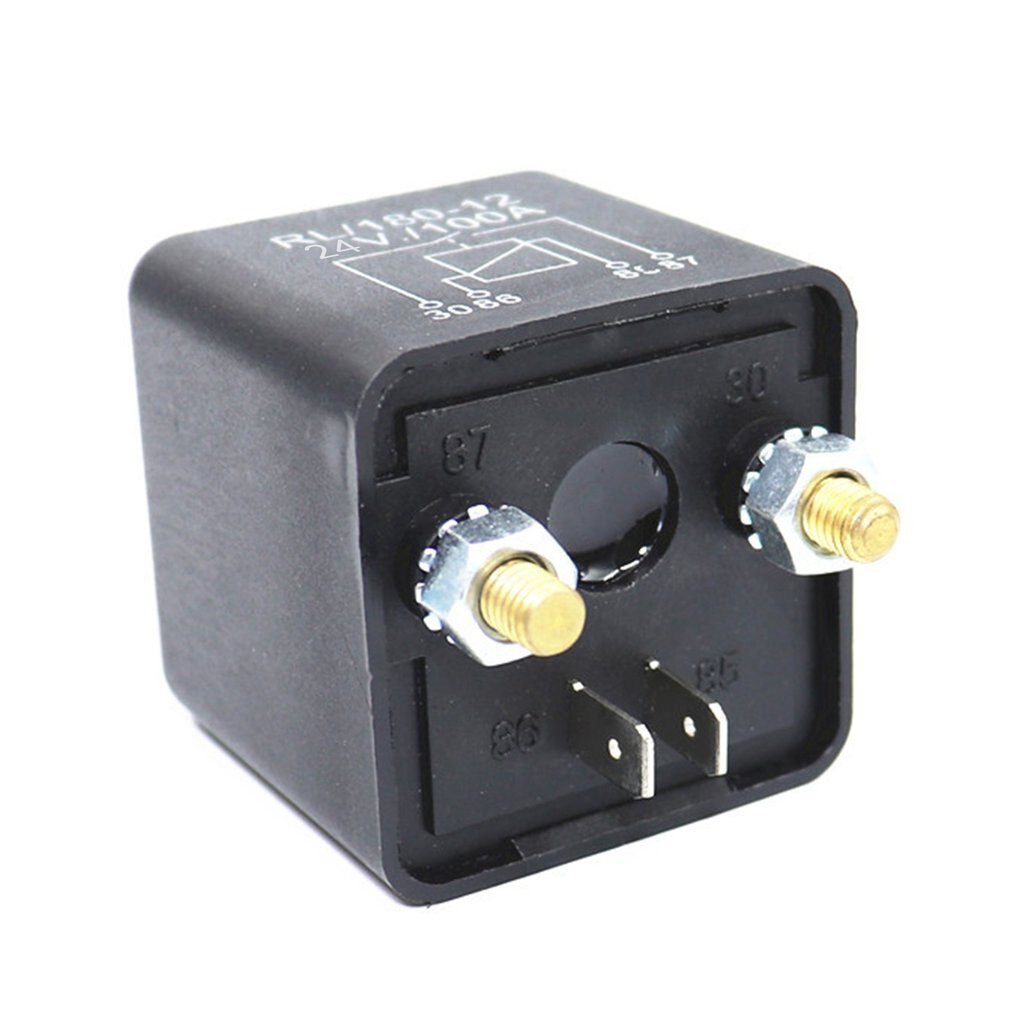Hoge Stroom Relais Startrelais 100A 12V/24V Power Automotive Zware Stroom Start Relais Auto Relais Vrachtwagen motor Relais RL180