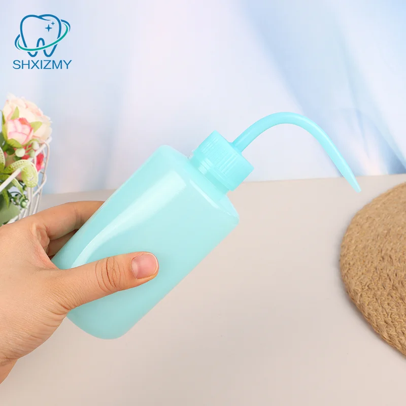 Botella pulverizadora de 250ML, botellas de plástico para lavado de seguridad, botella exprimidora para tatuajes de laboratorio, accesorios para tatuajes, botella exprimidora sin pulverización para laboratorio