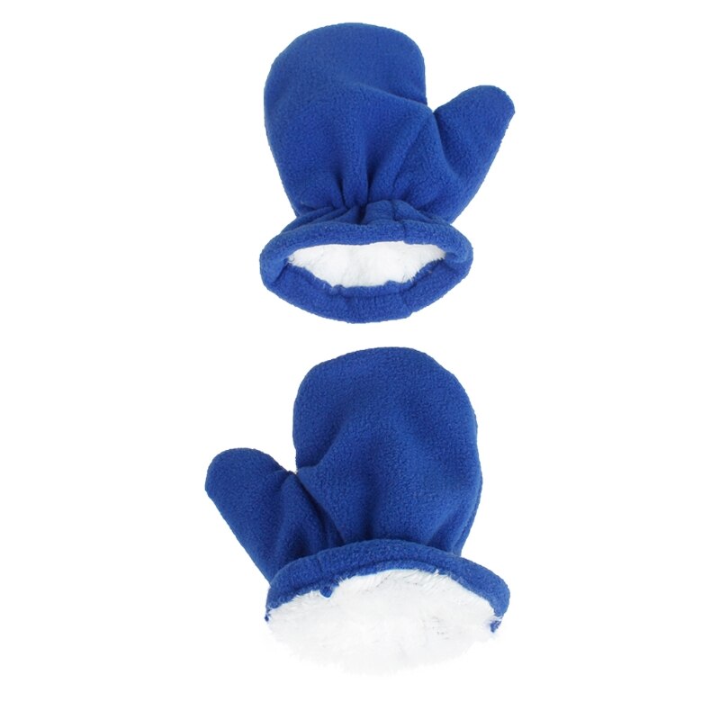 Baby Handschuhe Winter Warme Plus Samt Handschuhe freundlicher freundlicher Gefüttert Vlies Handschuhe D0LA