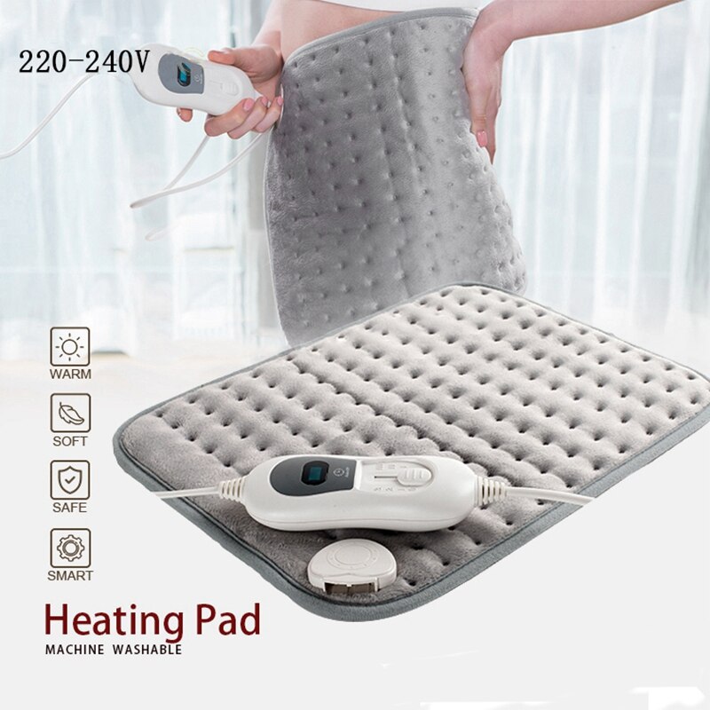 220-240V/100W coussin chauffant électrique pour la taille de l'abdomen soulagement de la douleur de dos hiver plus 3 contrôleur de chaleur ue Plug CNIM