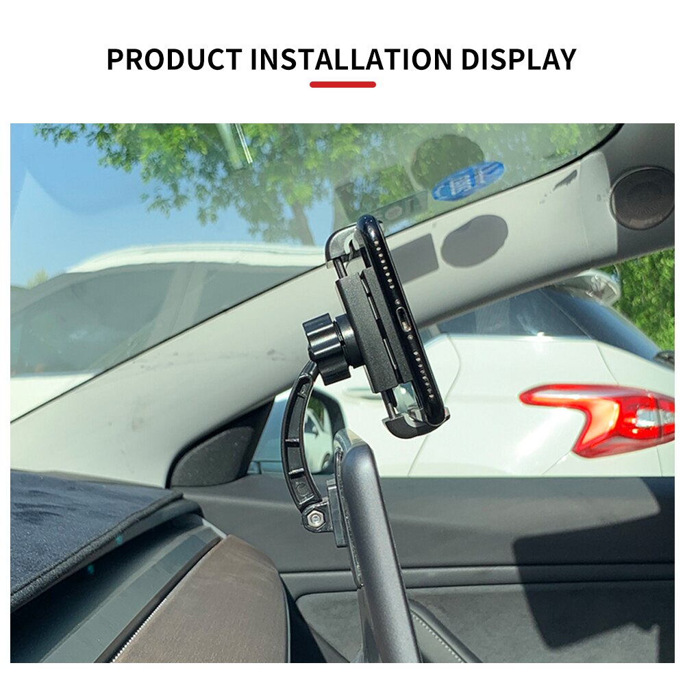 Bil skærm telefon holder til tesla model 3 front center dashboard navigation phone holder holder no damage installa