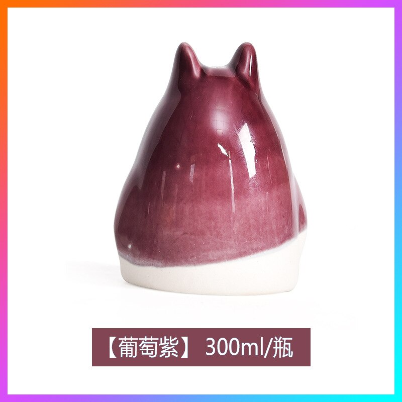 Esmalte de cerámica serie púrpura, esmalte monocromático de temperatura media, Color alfarero, 1180-1250 grados: grape purple 300ml