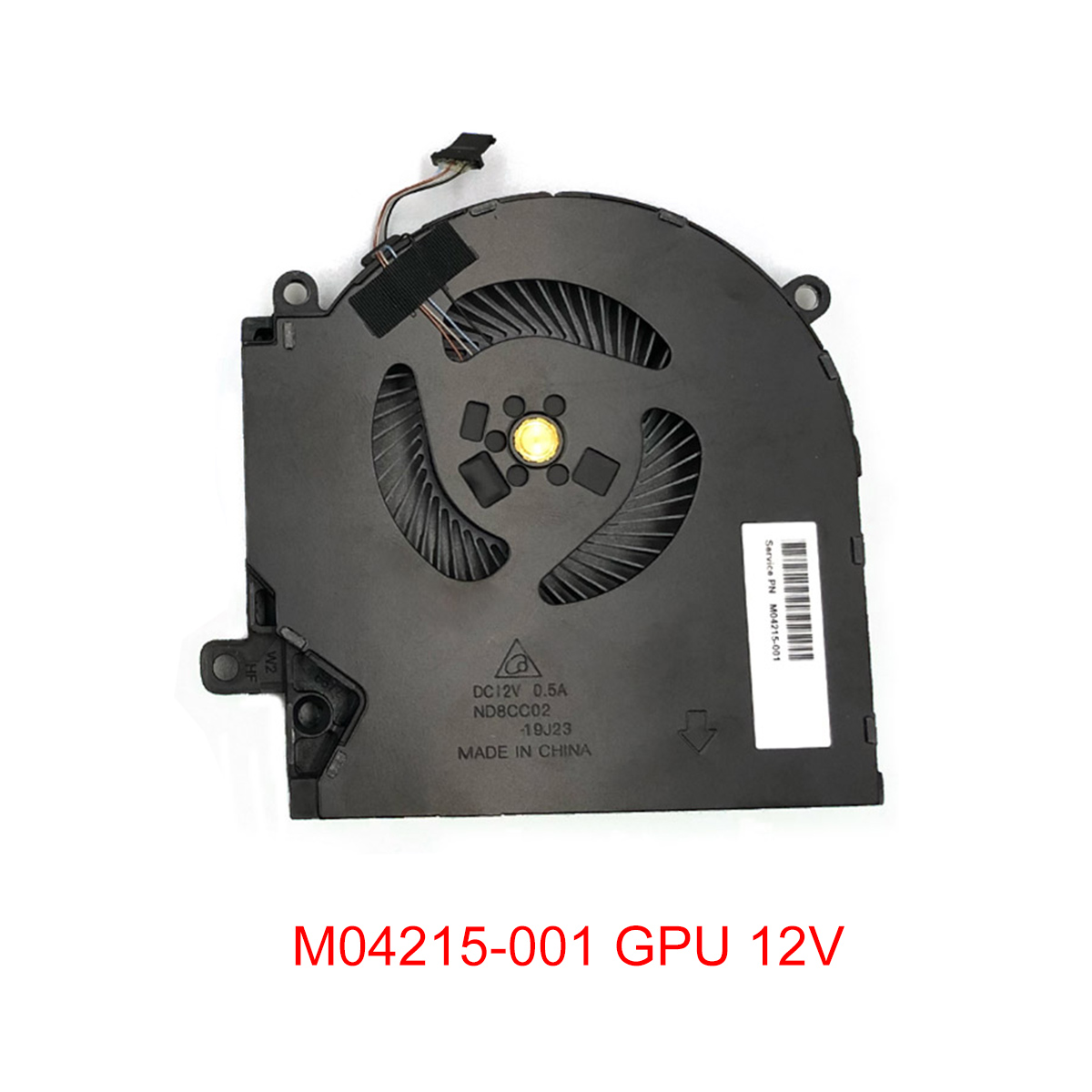 Original CPU+GPU Cooling Fan For HP OMEN 15-EK 15-EN M04215-001 M04216-001 (12V version): Silver