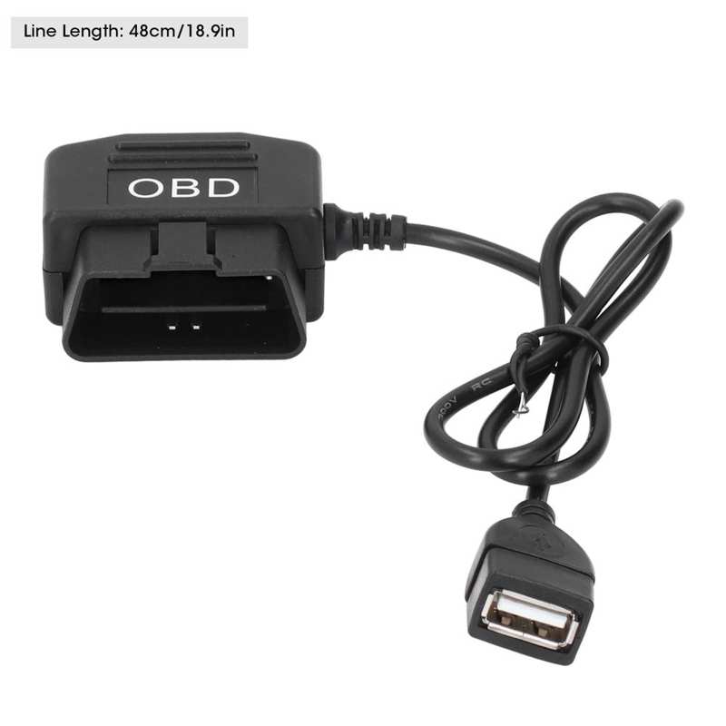 OBD Adapter Power Box OBD Charger 24 Hours Monitoring for Mobile Phone Charging