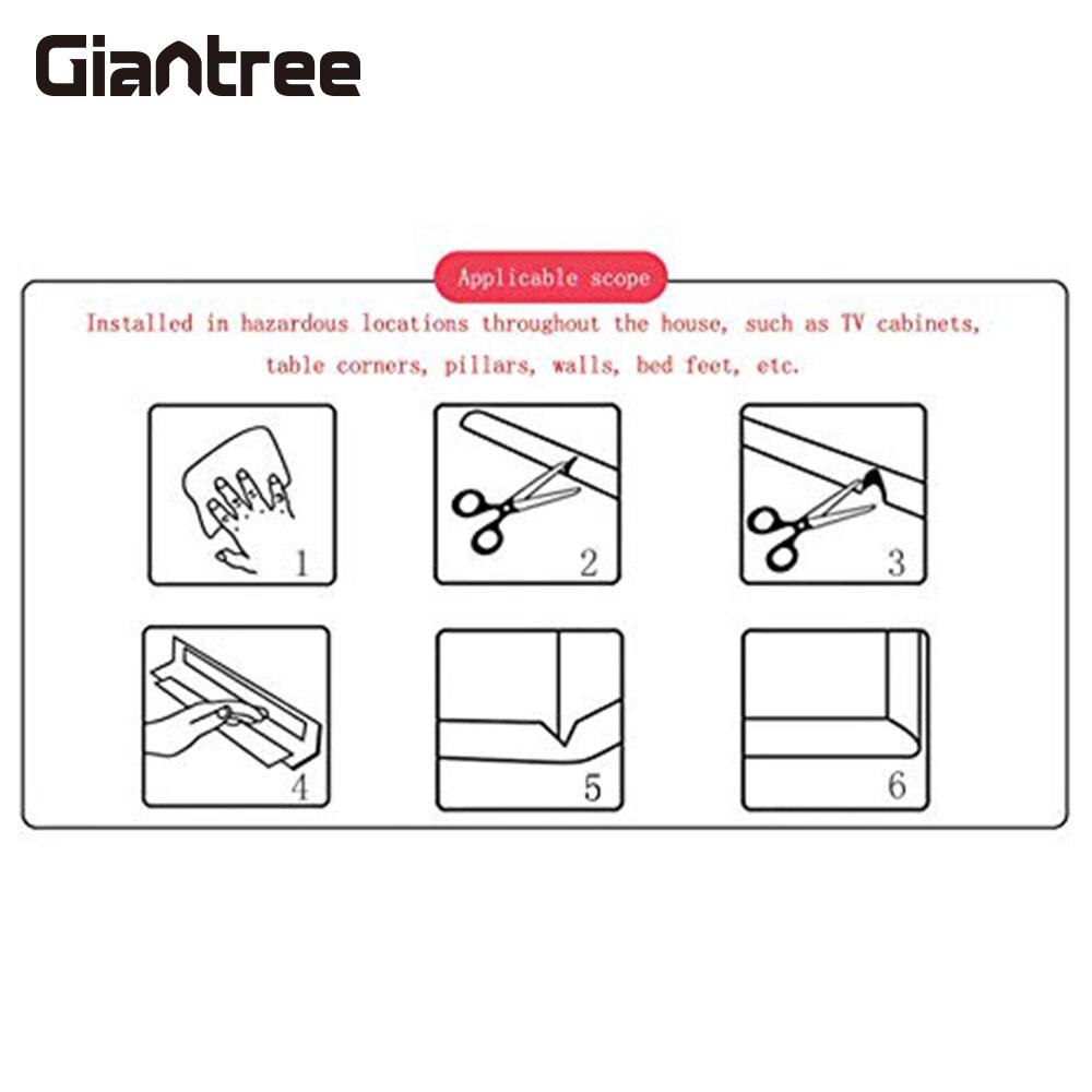 Foam Bumper Natuurlijke Bumper Strip Baby Protector Corner Edge Kussens Home Kinderen Bescherming Collision Kussen Strip