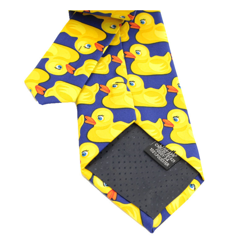 marca nuovo caldo la moda marca nuovo Barney's come I Met tuo madre Ducky cravatta Cravatta in gomma gialla con anatra Barney Ducky