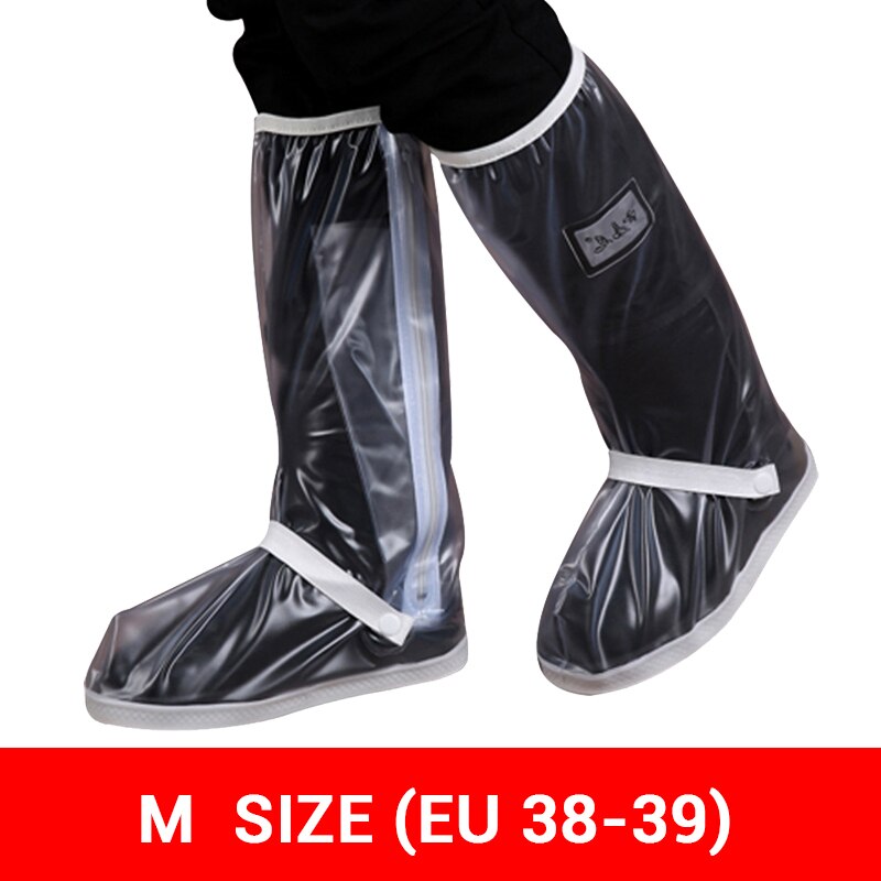 Motor regenschoenen hoezen waterdichte fiets motorfiets antislip motorlaarzen overschoenen regenbestendige laarzen herbruikbaar: U -215- m