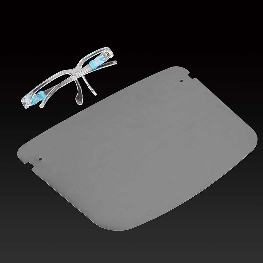 Máscara de plástico transparente con visera protectora para adultos y niños, máscara que cubre la cara, transparente, 10 Uds.