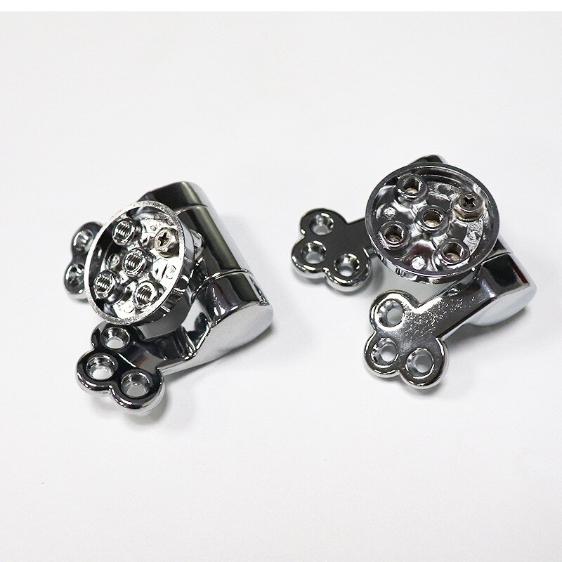 1Sets Toilet Seat Hinges Zine-alloy Hinge Flush Toilet Cover Fixing Mounting Connector for Closestool Standard Replacement Parts