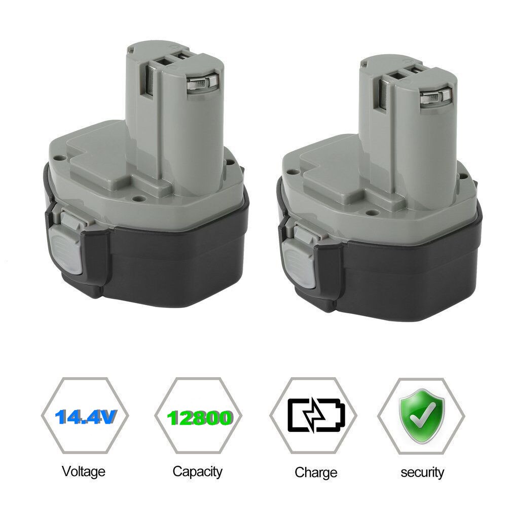 Original 14.4v 12800 mah ni-mh verktygsbatteri för makita 14.4v batteri för makita  pa14,1422,1420,192600-1, 6281d 6280d