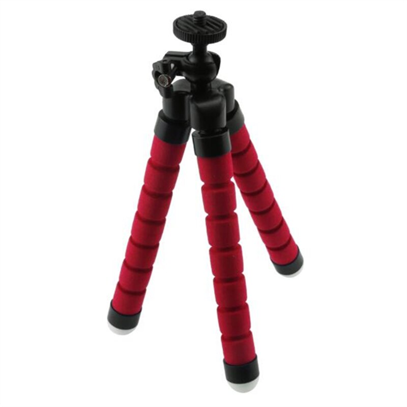 Elastyczna gąbka ośmiornica mini statyw z bezprzewodową zdalną migawką dla iPhone 11 Xiaomi mini aparat statyw uchwyt na telefon klip stojak