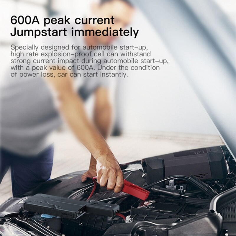 KUULAA macchina salto antipasto potenza Banca 12V 600A macchina antipasto batteria caricabatterie portatile auto Buster emergenza booster di partenza dispositivo