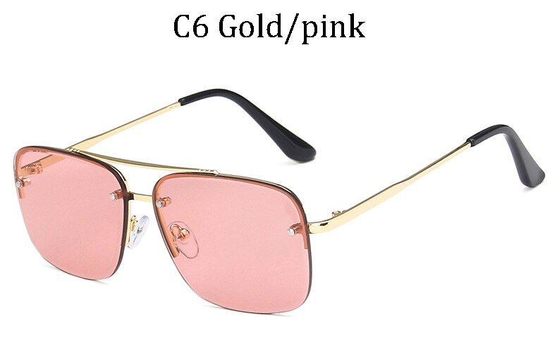 Aoze classic style cool unisex sunglasses brand men's vintage sunglasses zonnebril dames UV: 81013 C6