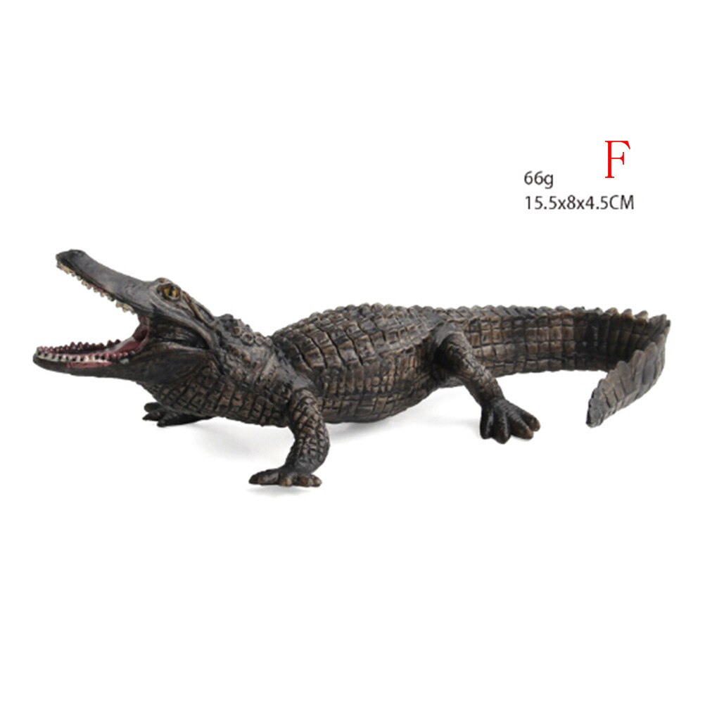1pcs Halloween Realistische krokodil Rubber Speelgoed Safari Tuin Props Joke Prank Ongeveer en Gag Spelen Grappen Speelgoed: F