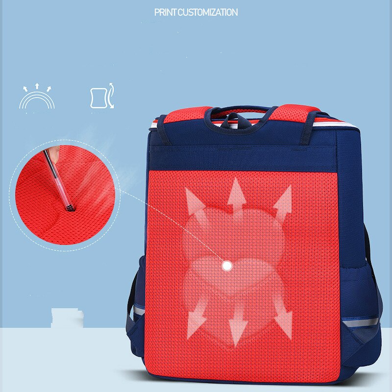 Geeignet für sterben klassen 1-9 freundlicher Orthopädische Schule Rucksack Schule taschen Für jungen Wasserdichte Rucksäcke freundlicher Schulranzen Schoolbgs