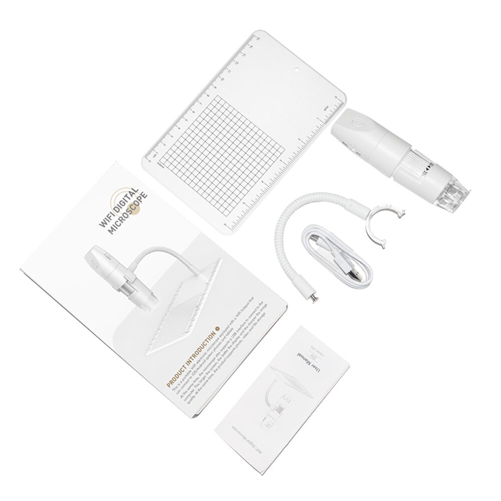1000x WiFi Digital Microscope inskam316 Portable HD 1080P USB Microscope Camera with Snake-Tube Bracket SwitchFor IOS Android PC: Default Title