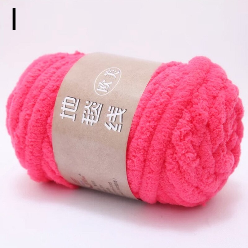 Lana ciniglia in velluto di peluche spesso super morbido e volumoso, maglia calda, filato tutto'uncinetto, coperta fai da te, sciarpa, 250 g * 2 pezzi = 500 g