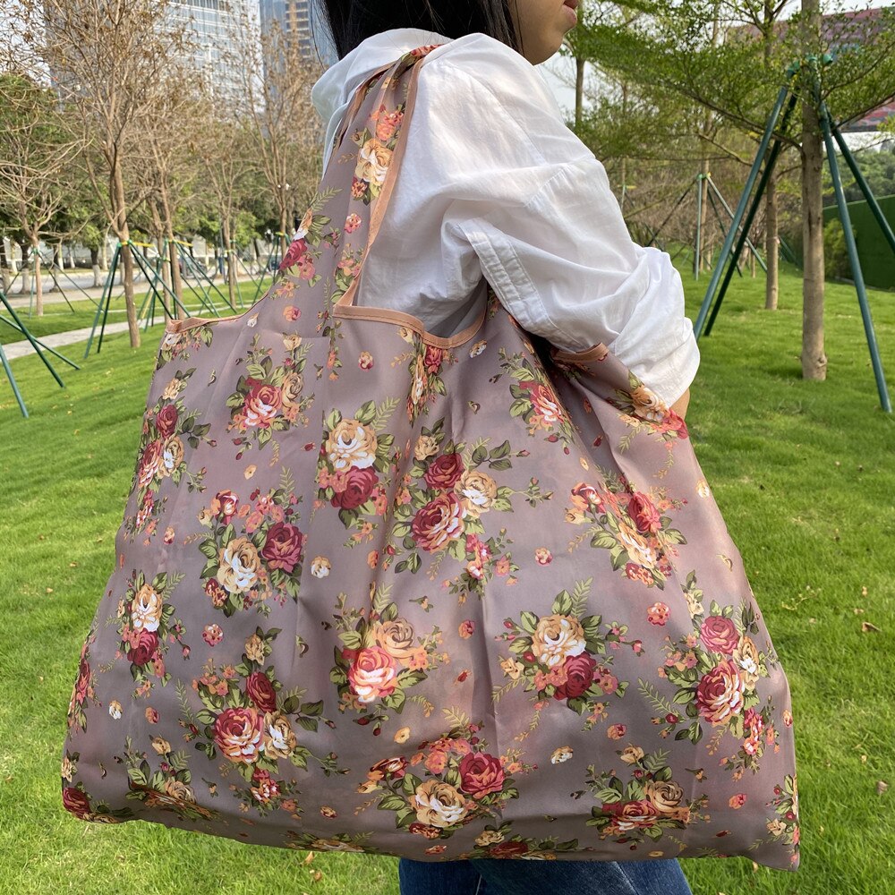 Opvouwbare Boodschappentas Herbruikbare Boodschappentassen Scheurvast Nylon Tas Geschikt Voor Kruidenier Recycling Bag Grote