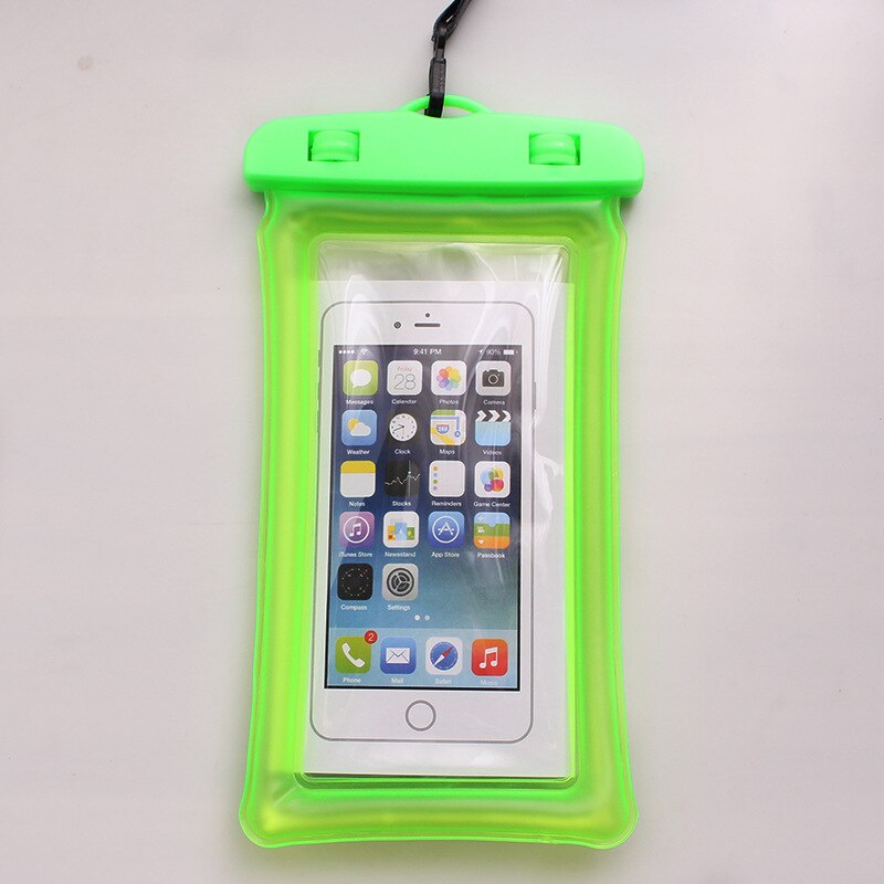 Runseeda 6 Zoll Telefon Schwimm Airbag Schwimmen Tasche Wasserdichte praktisch Tasche praktisch fallen Für Schwimmen Tauchen Surfen BeachUse: Grün