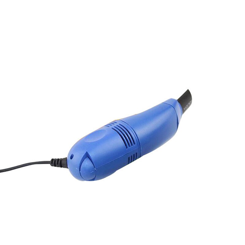 Usb Stofzuiger Mini Computer Usb Toetsenbord Borstel Computer Vacuüm Cleaning Kit Tool Verwijder Dust Borstel Voor Auto: Dark Blue