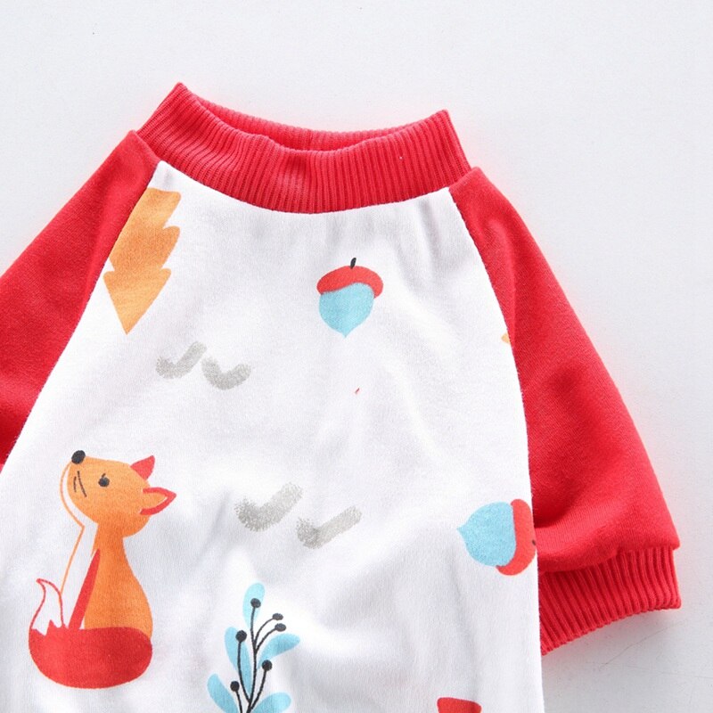 Hond Kleding Gedrukt Casual Waterdichte Pyjama Kostuums Bovenkleding Voor Kleine Honden Puppy Product Huisdieren Benodigdheden