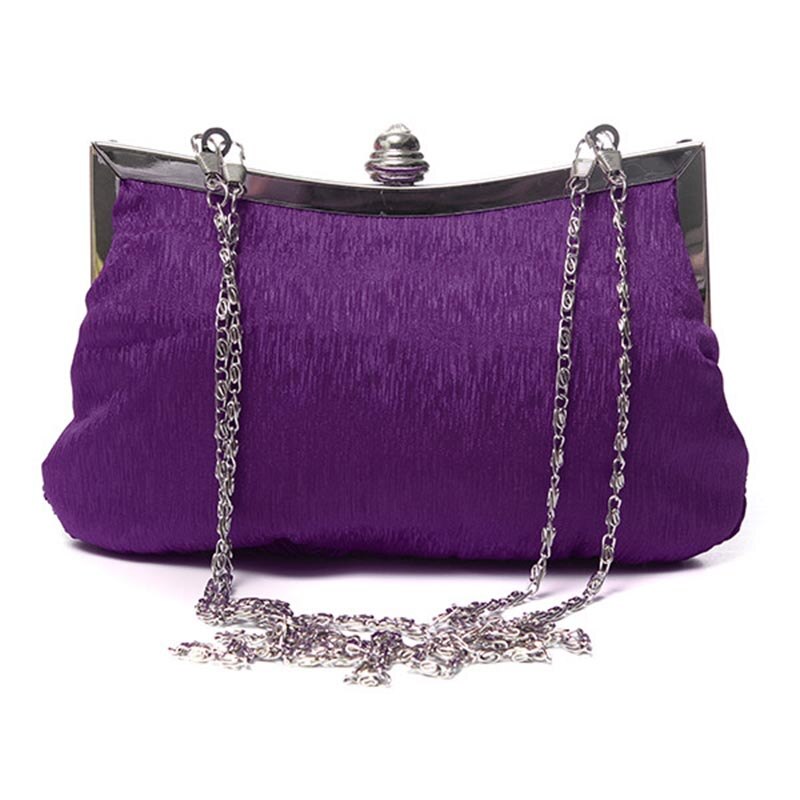 Satin Crystal Knitted Clutch Women Charm Handbag Party Accessories bolsa feminina 30