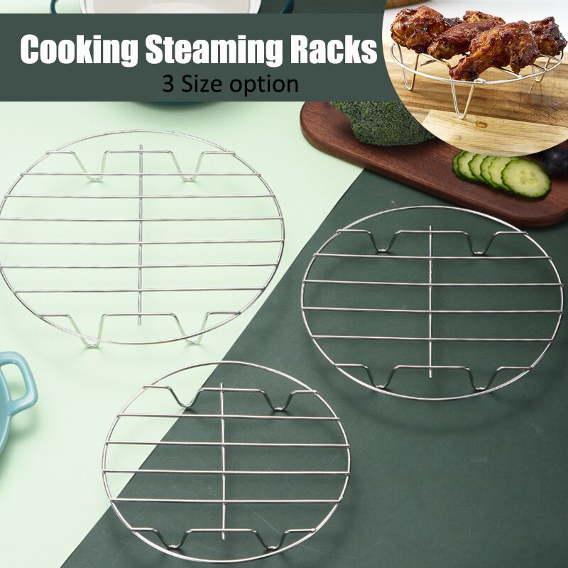 Accessoires de friteuse à Air en acier inoxydable, supports de cuisson à la vapeur pour la cuisson des légumes et du riz, ustensiles de cuisine