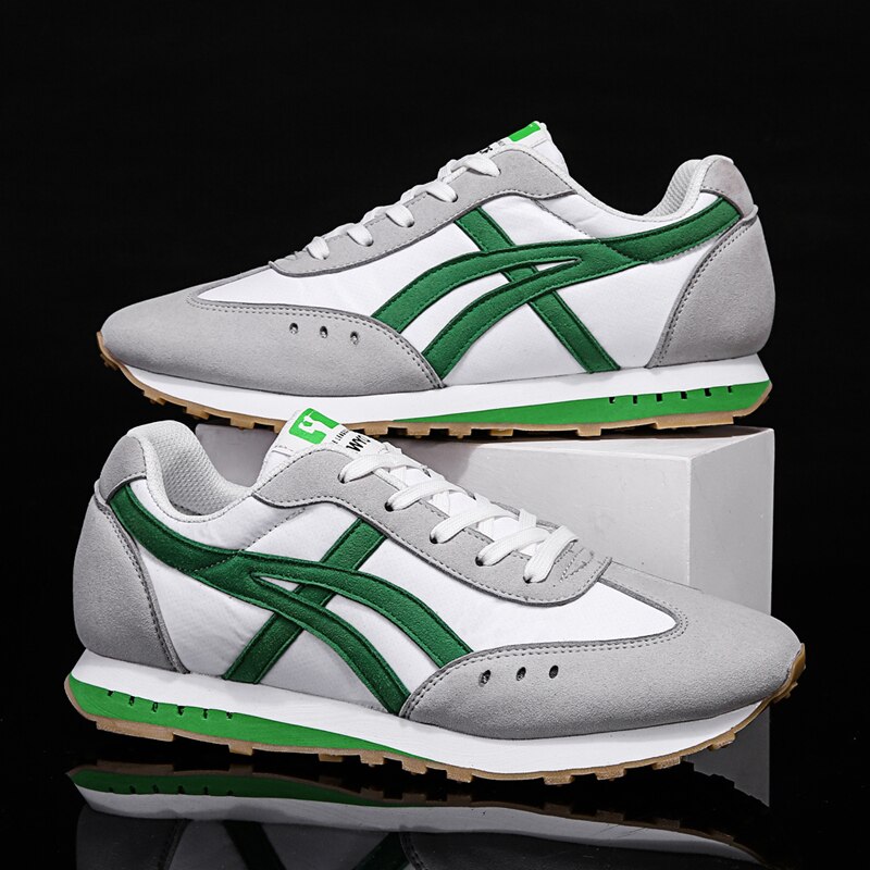 Man golfsneakers hvid beige udendørs forår sommer åndbare golfsko herre lette atletiske sneakers