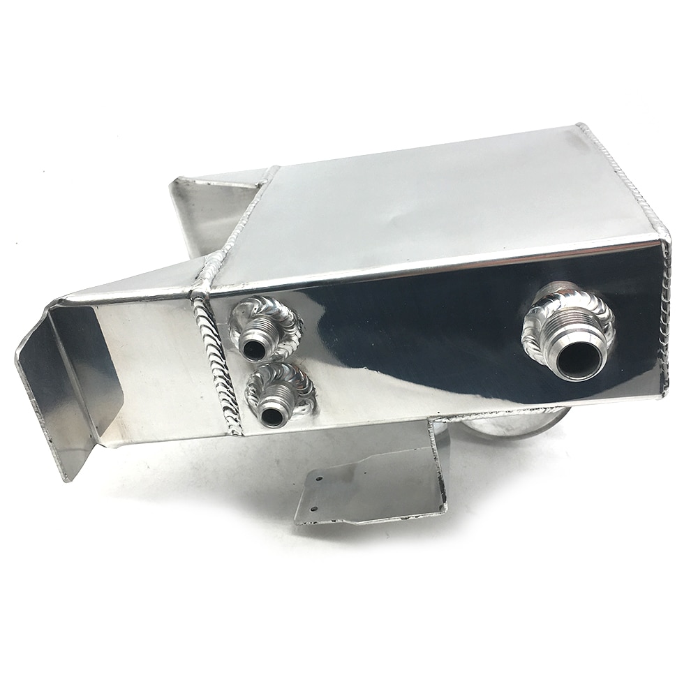 2.5L Aluminum Fuel Surge Tank / Swirl Pot With AN Fittings - Suits Bosch 044 Pump