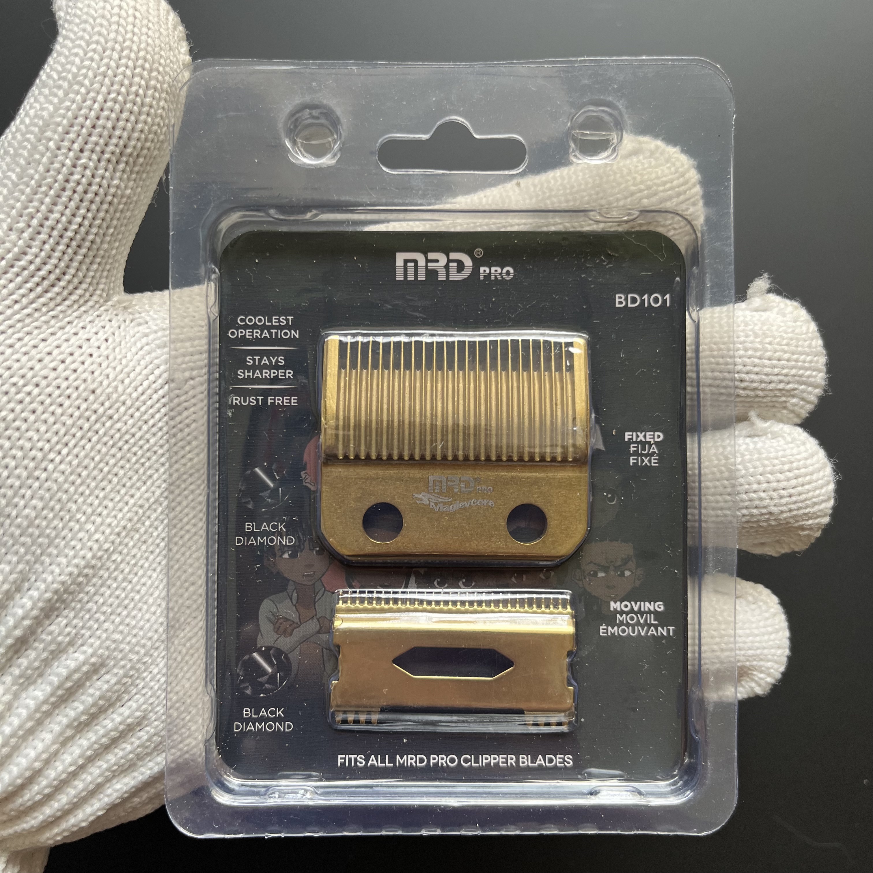 MRD Hair Clipper Accessories Trimmer Razor Charging Cable Base Cloth Limit Comb Brush: Red