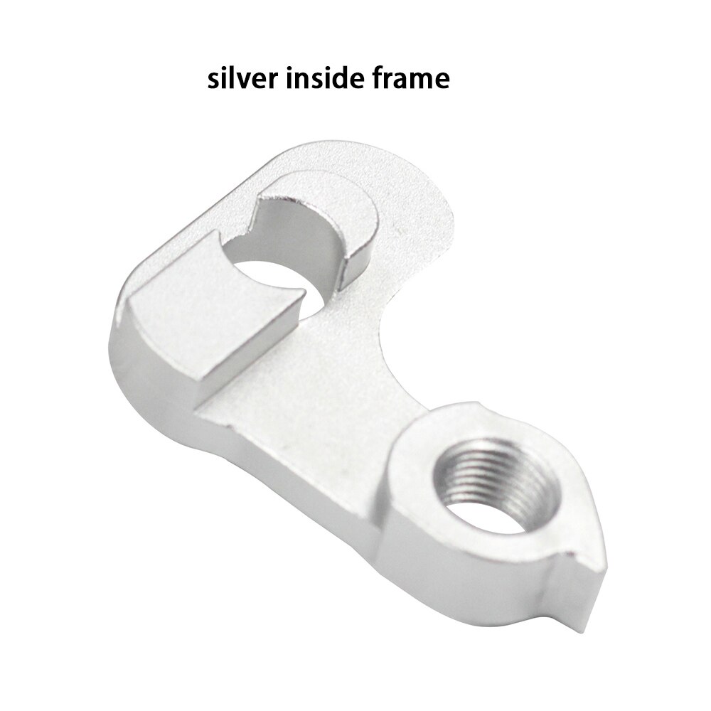 SILVEROCK Dropout Rear Derailleur Hanger Single Speed Convert to 3 Speed for Breeze Fnhon Folding Bikes Fixed Gear Mech Adapter: inside frame silver