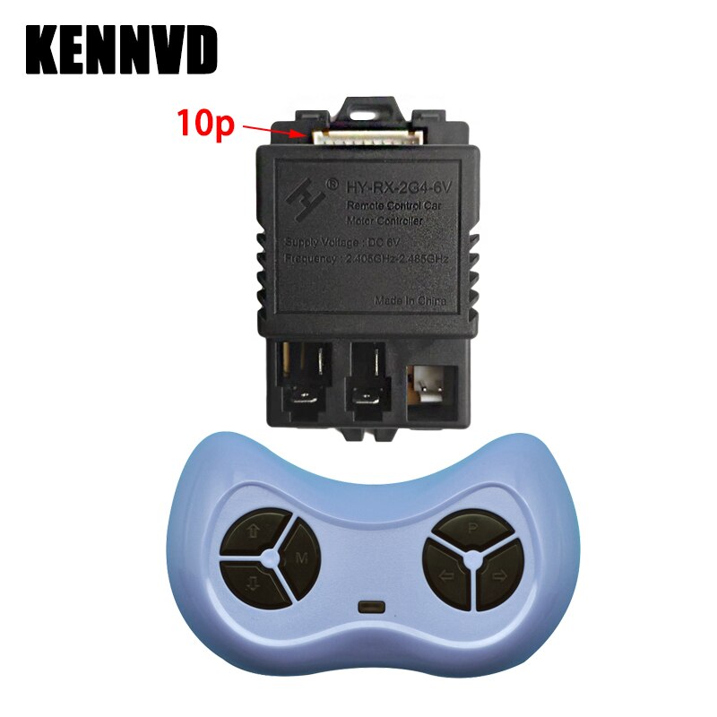 JR-RX-6VChildren-control remoto o receptor bluetooth para coche eléctrico, controlador de arranque suave, 2,4G, JR-RX-6V, 10 pines, 7 pines, 3 pines: JR 10PIN 6V full set