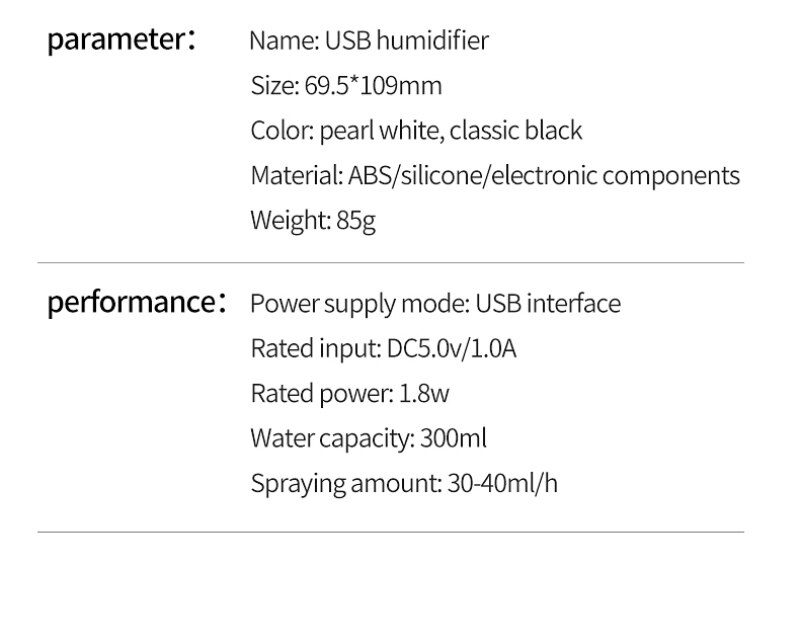 Portable Air Humidifier 300ml Ultrasonic Aroma Essential Oil Diffuser USB Cool Mist Maker Purifier Aromatherapy For Car Or Home