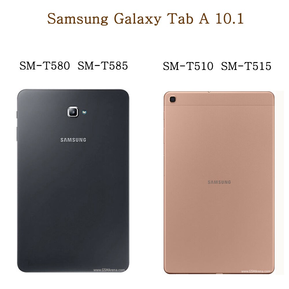 Funda Samsung Galaxy Tab Een 10.1 SM-T510 SM-T515 SM-T580 SM-T585 Case Flip Cover Voor Galaxy Tab Een 10 slanke Stand Coque