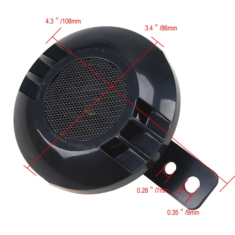 POSSBAY Motorcycle Horn 430Hz 12V 110db Scooter Accessories Dirt Bike Quad ATV Bikes Sound Air Classic Horn Car Moto Speaker