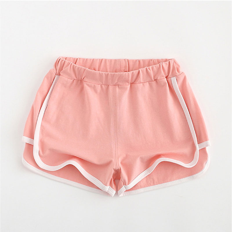 Dei Ragazzi di estate Shorts Cotone Shorts Per Le Ragazze Sport Boardshort Dei Bambini Del Capretto Spiaggia Pantaloni Pantaloni Del Bambino: pink / 6