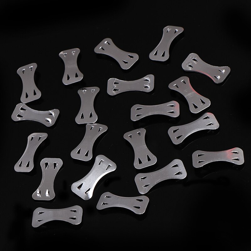 20 unids/set hebilla de vendaje elástico estilo Metal de aluminio Clip para vendas elásticas vendajes deportivos sujetar Clips con gancho