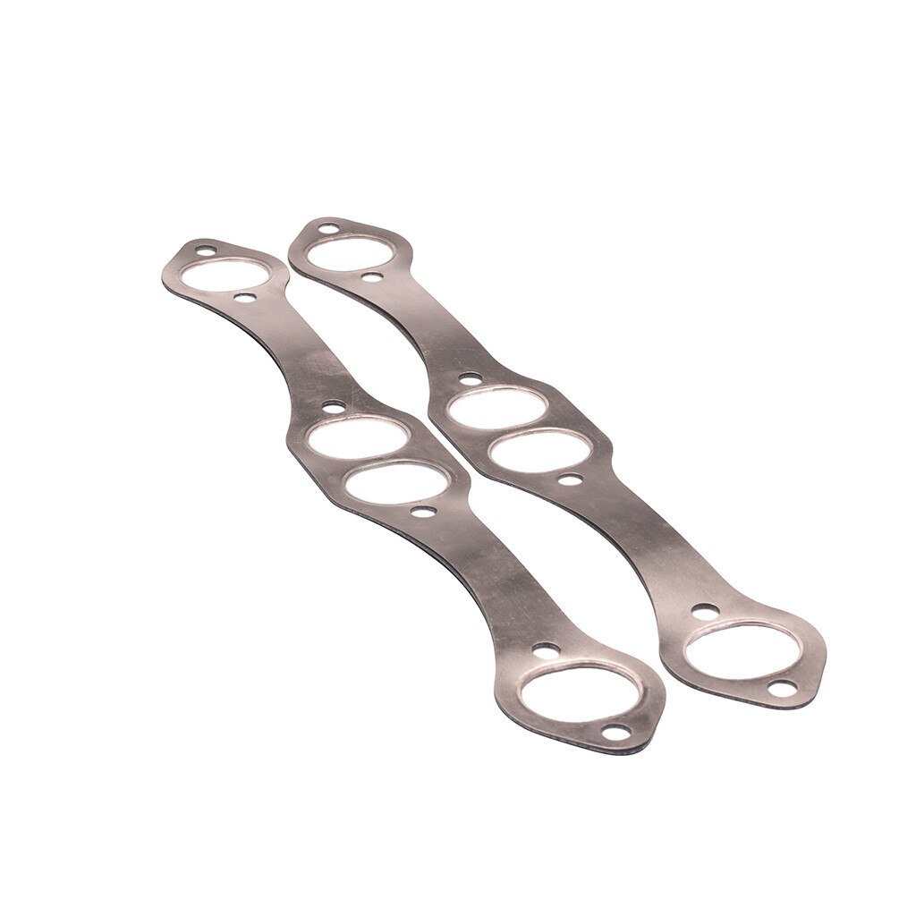 SBC Oval Port Header Exhaust Gaskets For Chevy 327 305 350 383 Reusable Manufacturer Part Number SI-AT58020 OEM PH306 Metal 8Z: Default Title