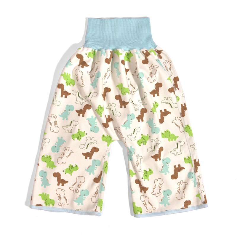 Prevent Baby Bedwetting Pure Cotton Baby Skirt for Prevent Urine Leakage 2 in 1 Toilet Learning Pants Reusable Washable Skirts: B / 0-2T