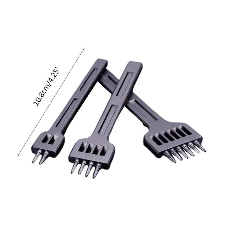 Leather Craft Tool Punch Tools Hand Hole Punches DIY Round Stitching Punch for Leather Craft Sewing Stitching Punch