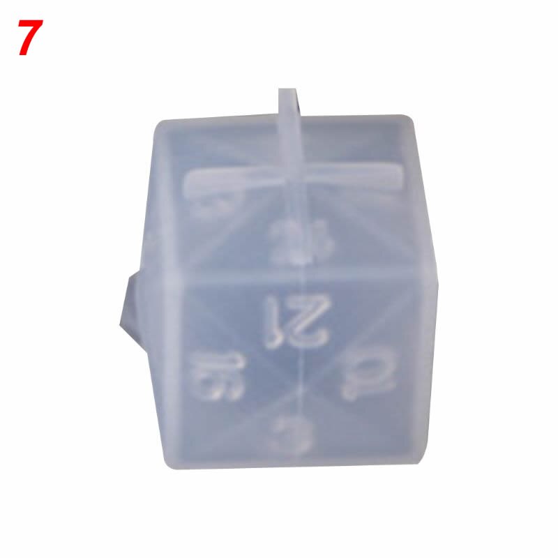 Würfel form DIY Kristall Epoxy Form Würfel Filet Form Multi-spec Digitale Spiel Silikon Form Würfel Machen Form epoxy harz formen: 7