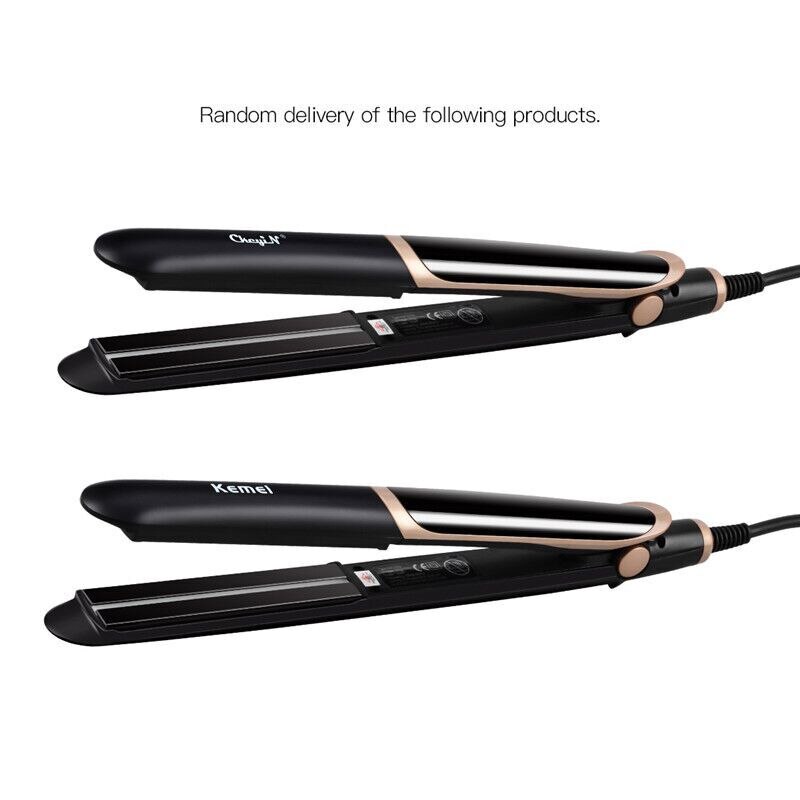 Infrarood haarverzorging strijkijzer led-display stijltang stijltang stijltang gegolfd haar krultang wafeltang haarbehandeling