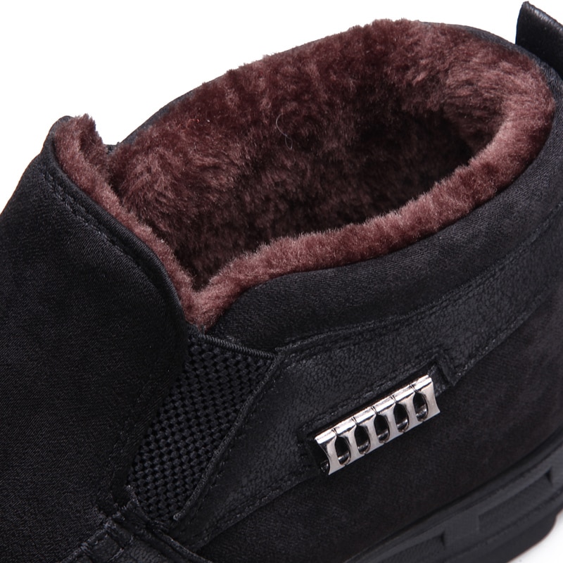 Vinterstøvler til mænd vintersko varm plys pels snestøvler til mænd ankelstøvler herre vinterstøvler bota masculina botas hombre