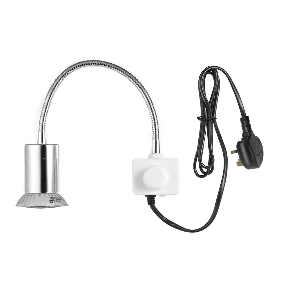 25W UVA UVB Reptile Lamp Bulb Turtle Basking UV Light Bulbs Halogen Heat Lamp Amphibians Lizards Temperature Controller: UK PLUG