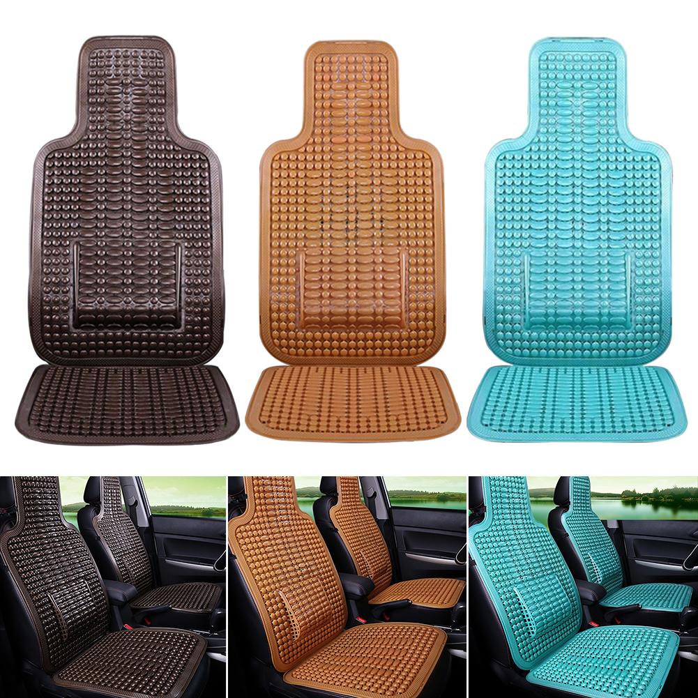 1Pcs Universele Zomer Autostoel Koele Kussen PVC Kralen Massage Auto Stoel Cover Met Zachte Taille mat Ademend Duurzaam