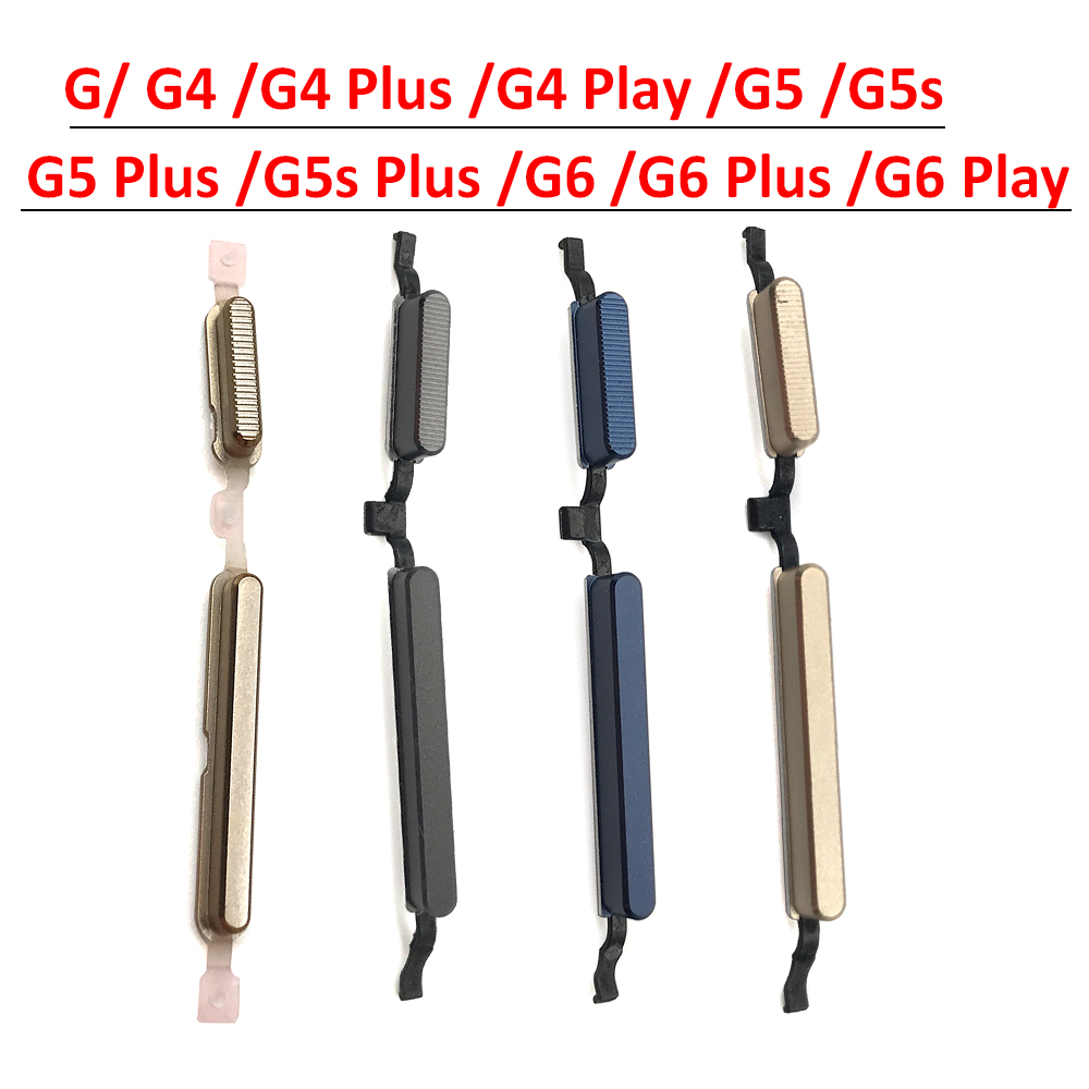 2 sztuk, przyciski boczne przyciski zasilania i głośności zamiennik dla Motorola Moto G4 grać G6 grać G4 Plus G5S G6 /G6 Plus G5 Plus G5S Plus